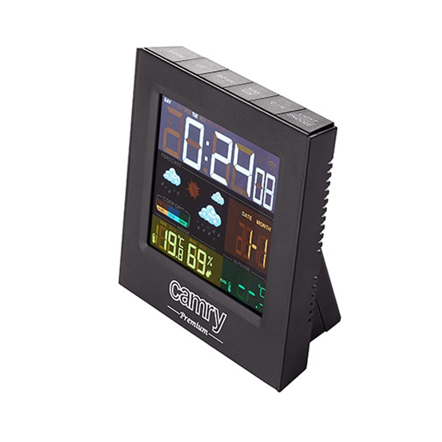 Camry CR 1166 Wetterstation (Temperatur u. Luftfeuchtigkeit im Innen- u. Außenbereich; kabelloser Außensensor)