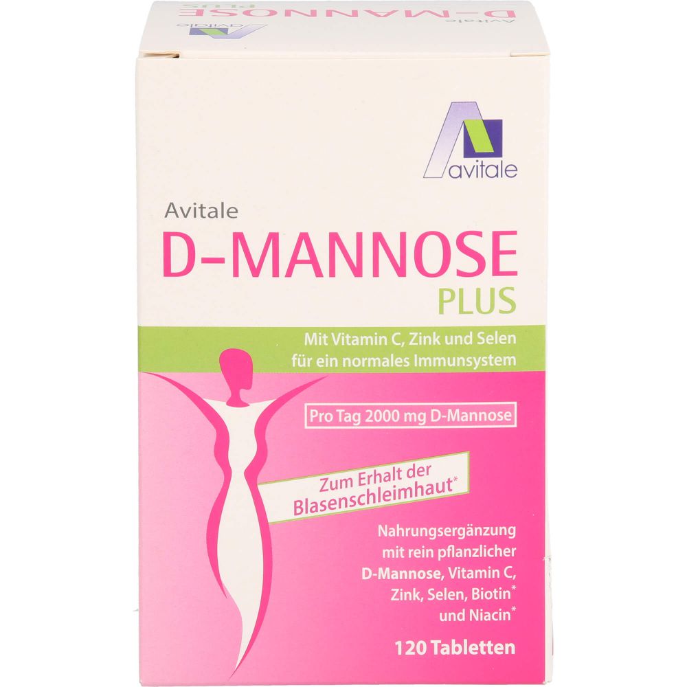 D-MANNOSE PLUS 2000 mg Tabl.m.Vit.u.Mineralstof.