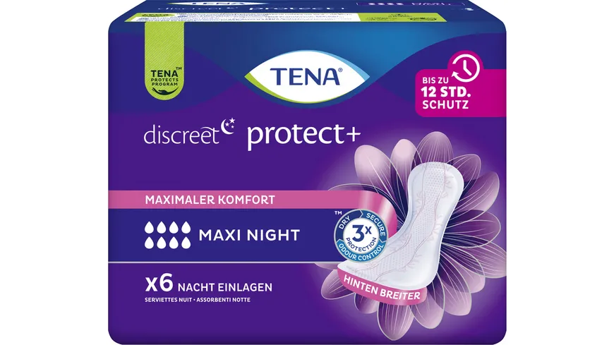 TENA Discreet Maxi Night 6 Einlagen