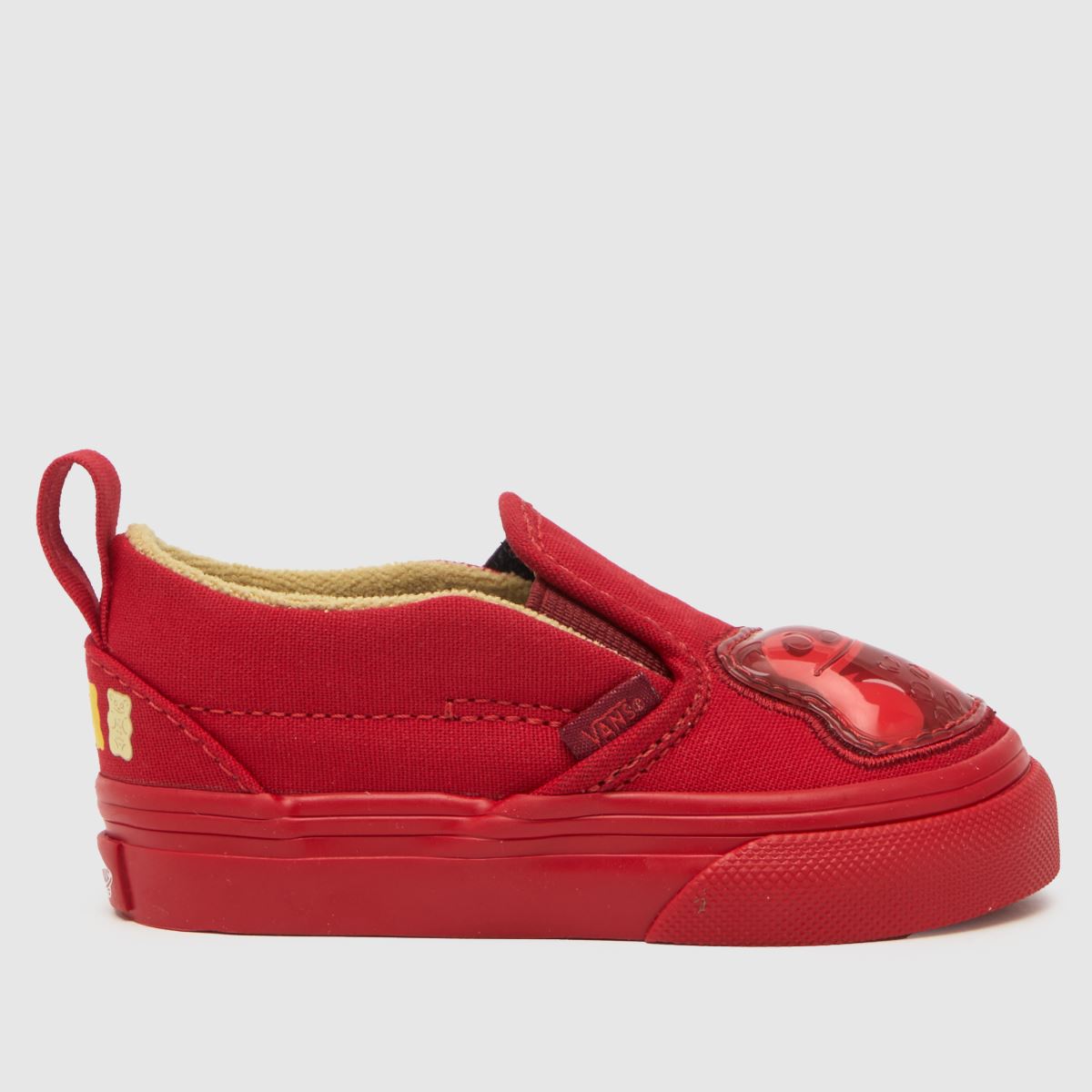 Vans röda slip-on v haribo småbarnsskor