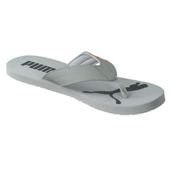 PUMA Cozy Flip Slides in grau