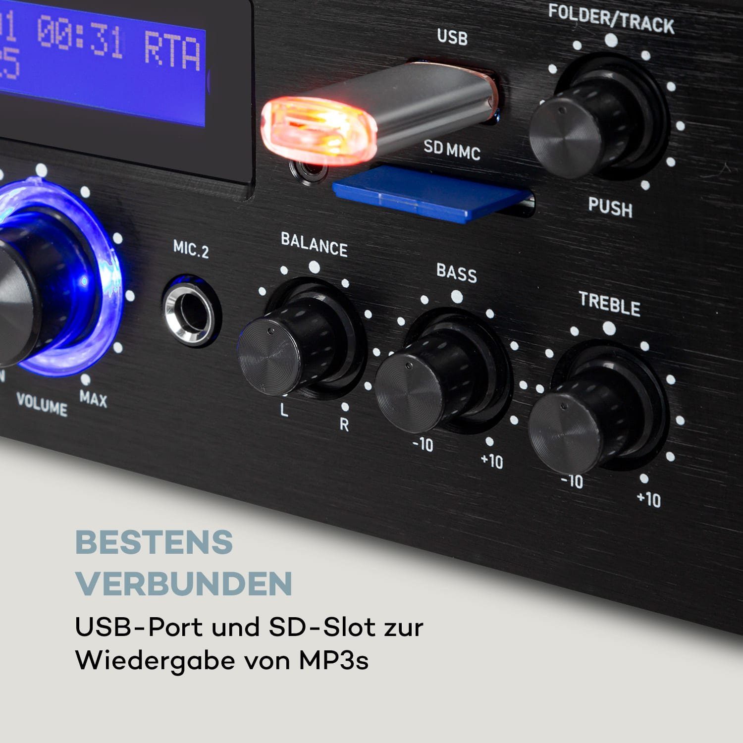 Auna AMP-5 BT Audioverstärker