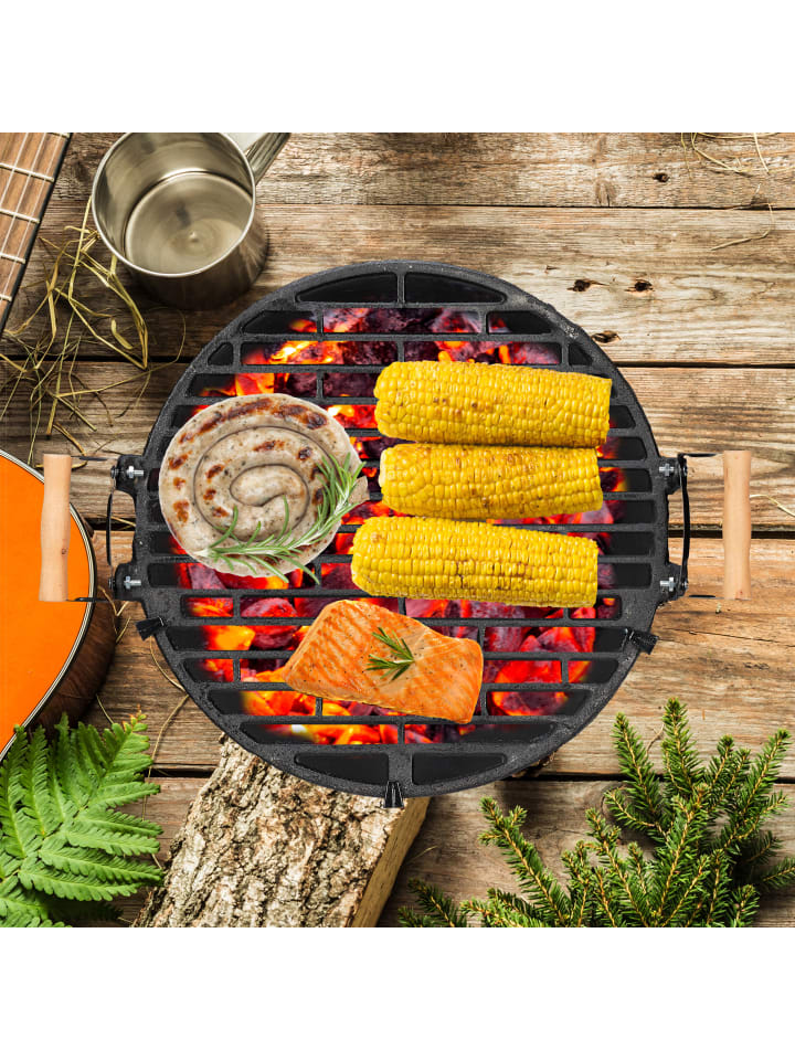 relaxdays Grillfass in Schwarz günstig kaufen onesize