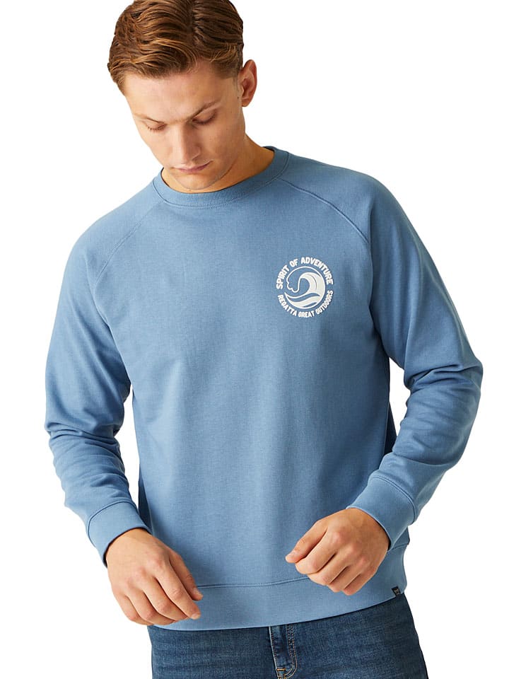 Regatta Sweatshirt ''Nithsdale'' in Hellblau günstig kaufen