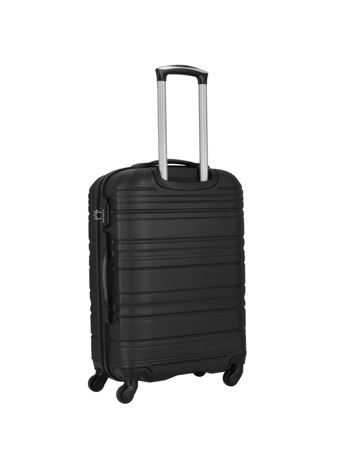 Check.In Paradise 4 Rollen Kofferset 3-teilig in schwarz günstig kaufen onesize
