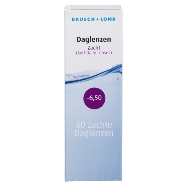 Bausch & Lomb -6.50 pehmeät kertakäyttöpiilolinssit lääkinnällinen laite - 30 kpl