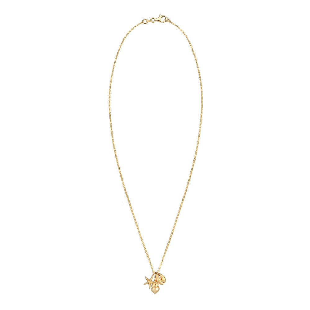 Elli Elli Collier Femmes Pendentif Étoile de Mer Coquillage Maritime en Argent Sterlin Bijoux