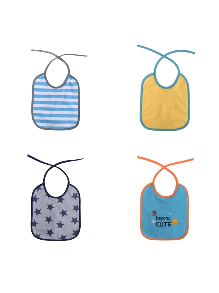 BABY CARE Babylatz-Set 7-teilig einlagig in blau günstig kaufen onesize