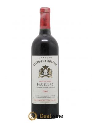 Château Grand Puy Ducasse 5ème Grand Cru Classé  2005 - Lot de 1 Bouteille