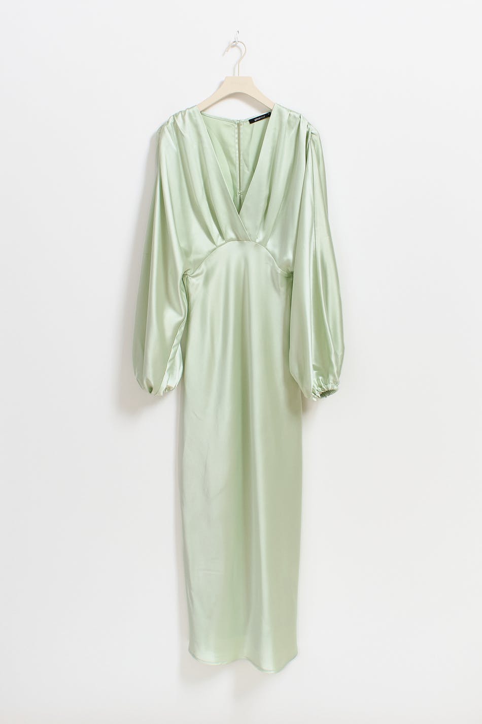 Satin midaxi dress