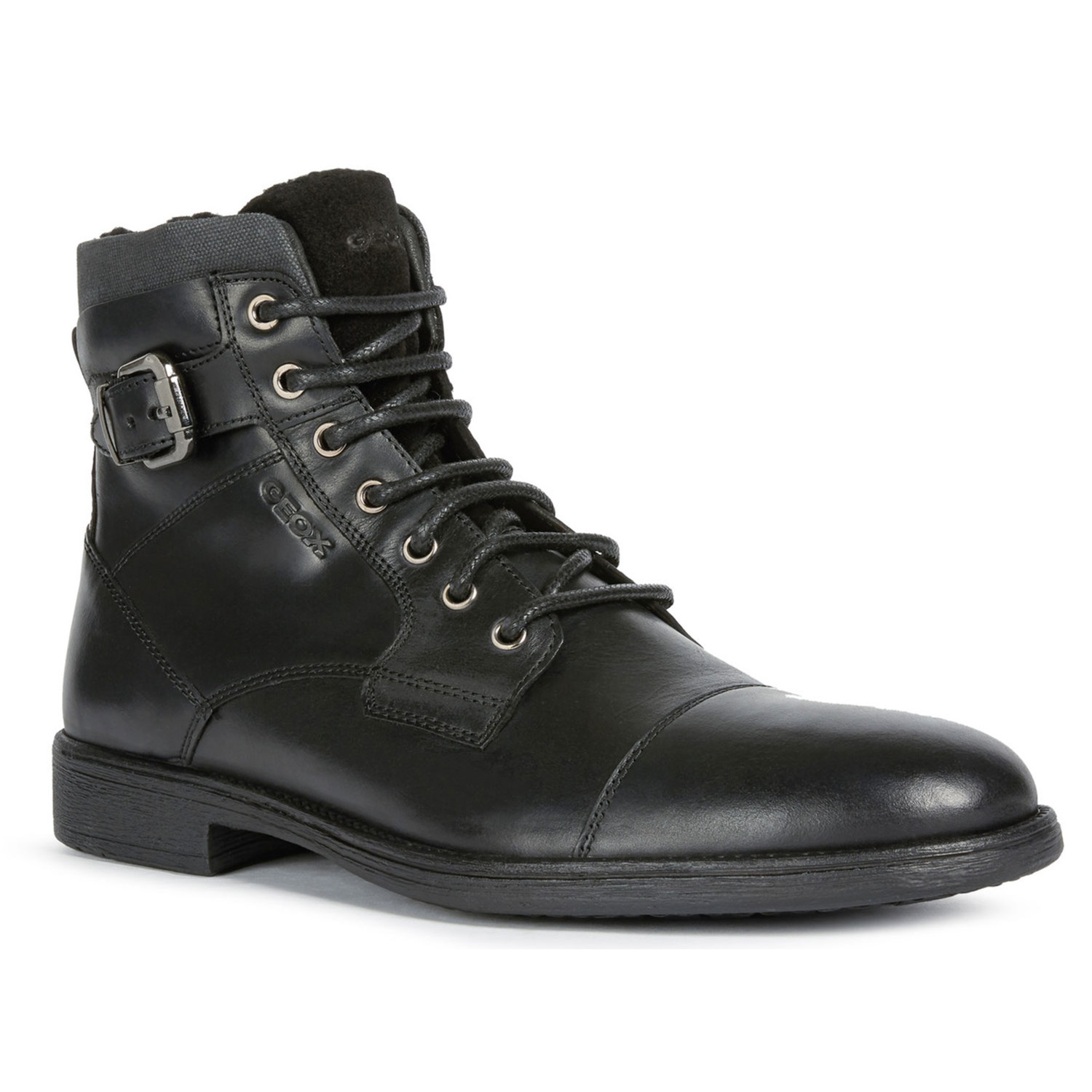 Geox U04Y7D, Winterstiefel, Herren, schwarz