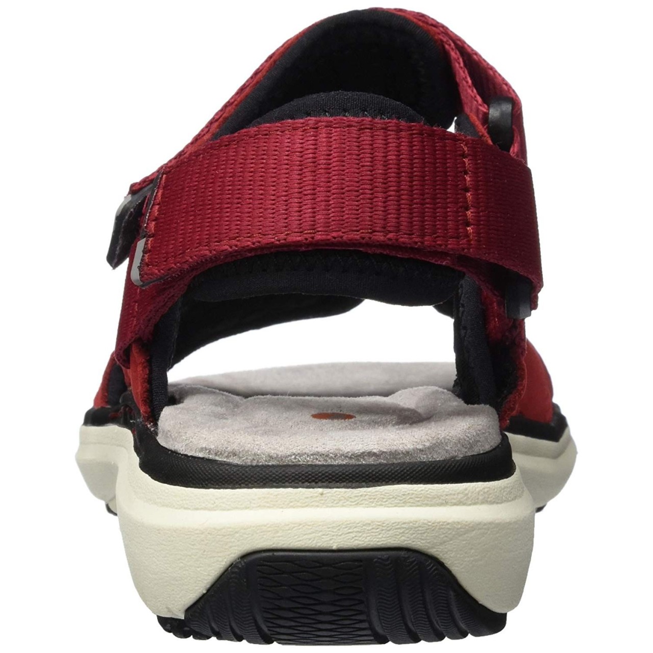 CLARKS Komfort Sandalen rot