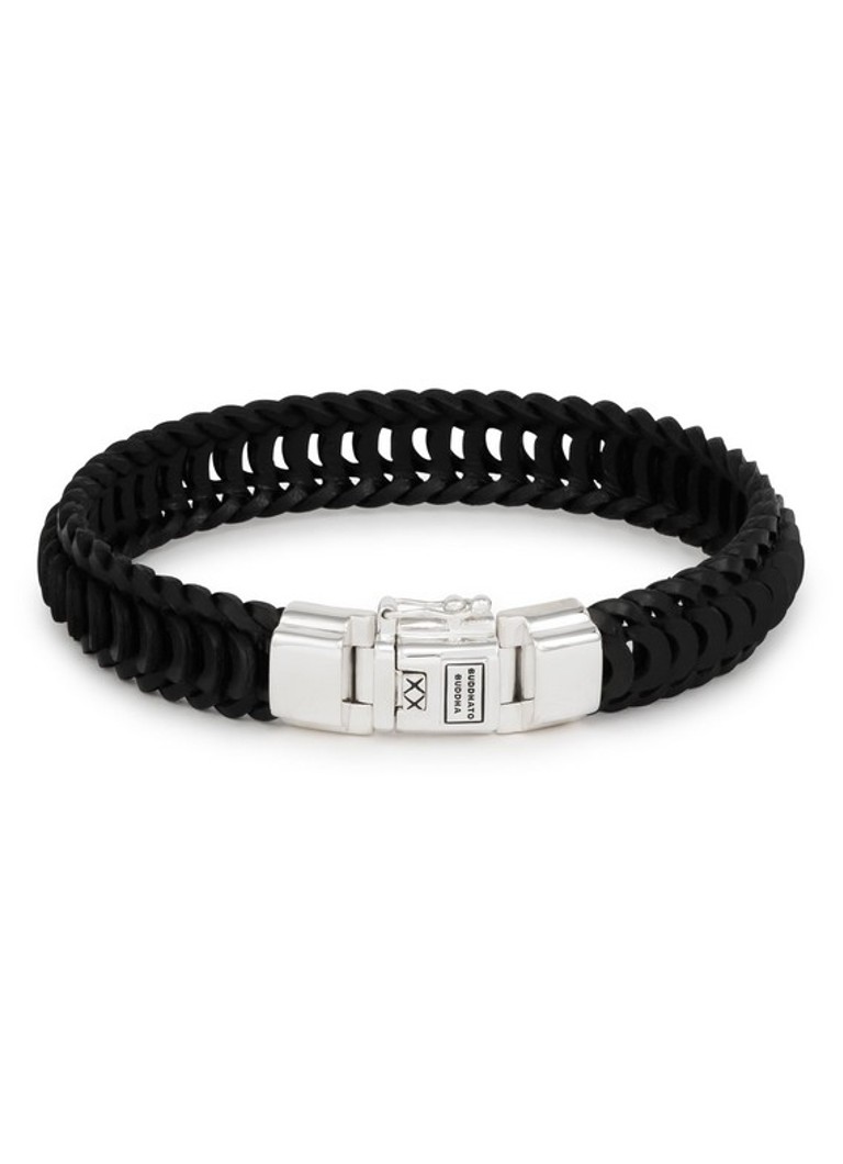 Buddha to Buddha  Lars armband van leer