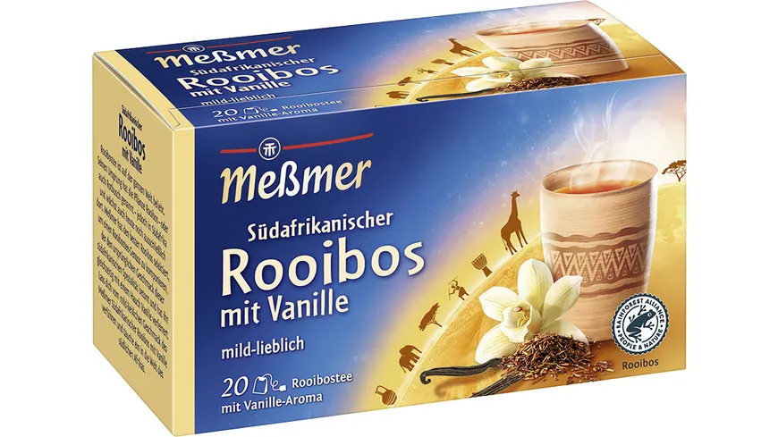 Meßmer Ländertee Südafrikanischer Rooibos mit Vanille 35 g