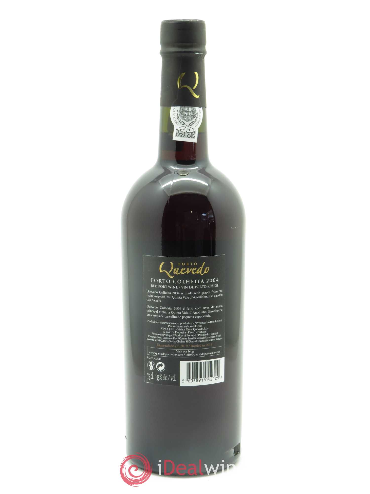 Porto Quevedo Colheita  2004 - Lot de 1 Bouteille