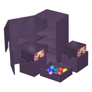 Ultimate Guard Twin Flip`n`Tray 200+ XenoSkin Monocolor - Violett