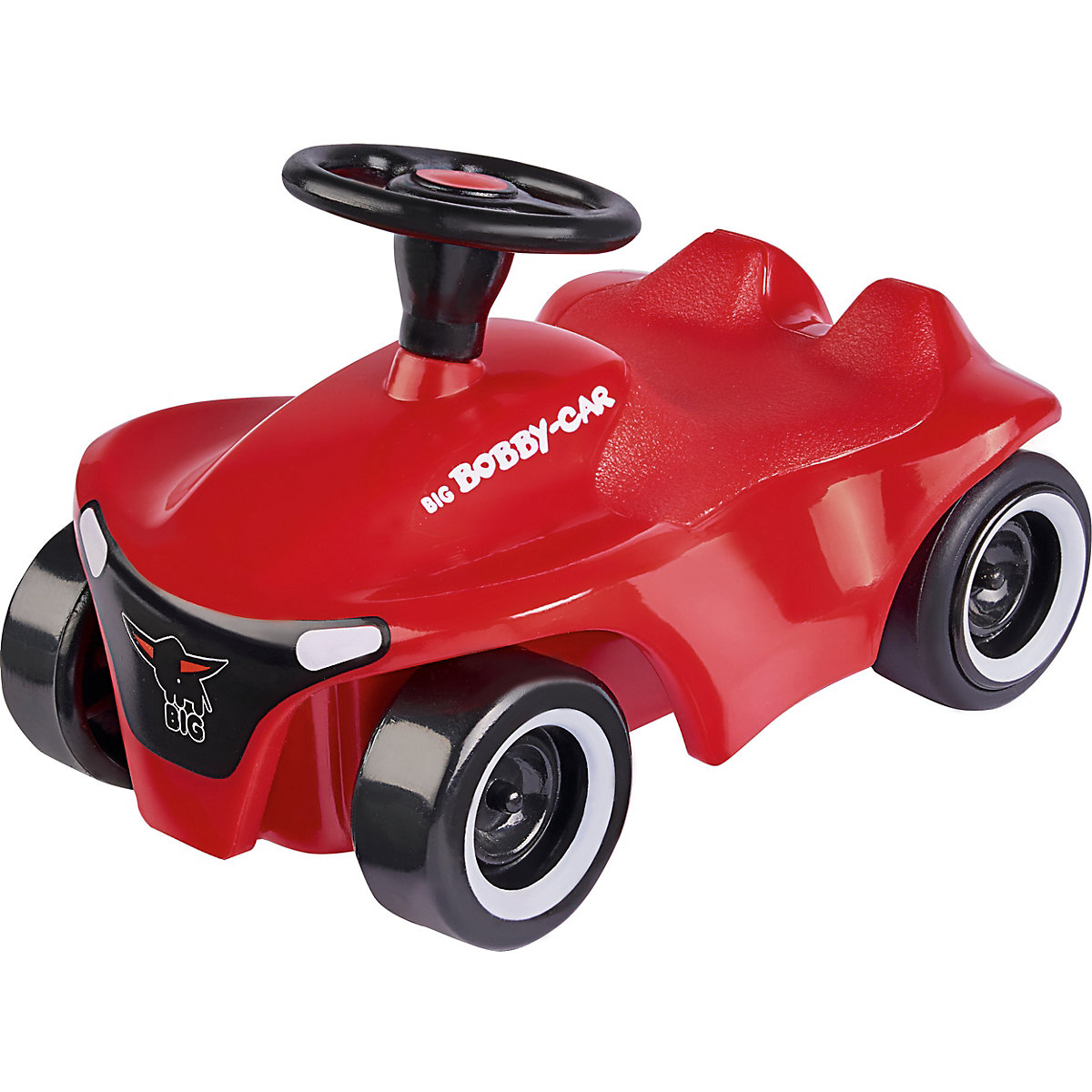 BIG Mini Bobby Car Neo, Miniaturausgabe mit Rückzugsmotor, 4-fach sortiert