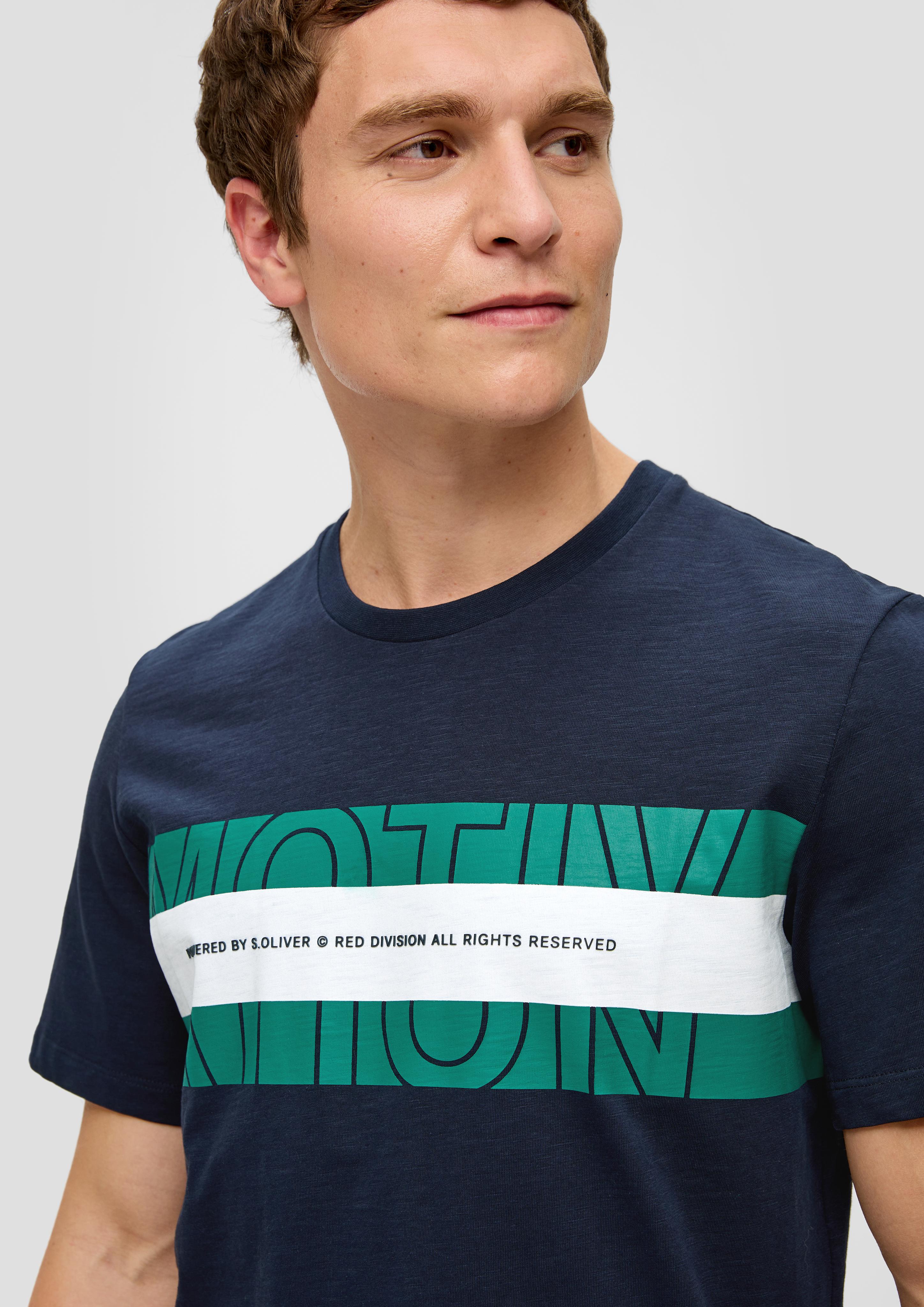 Baumwollshirt mit Frontprint  2141467-59F1