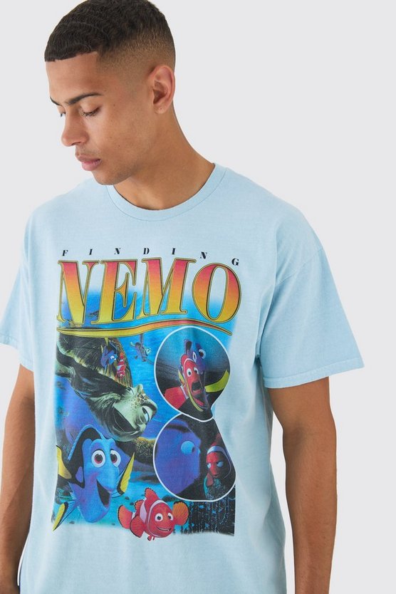 Oversize T-Shirt mit lizenziertem Finding Nemo Disney Print