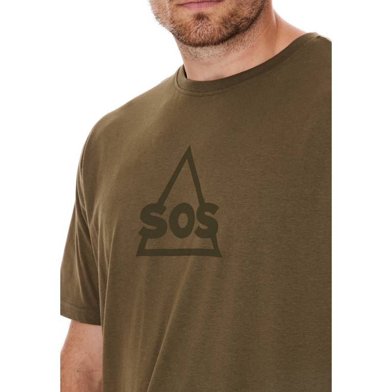 SOS Kvitfjell Printshirt Herren