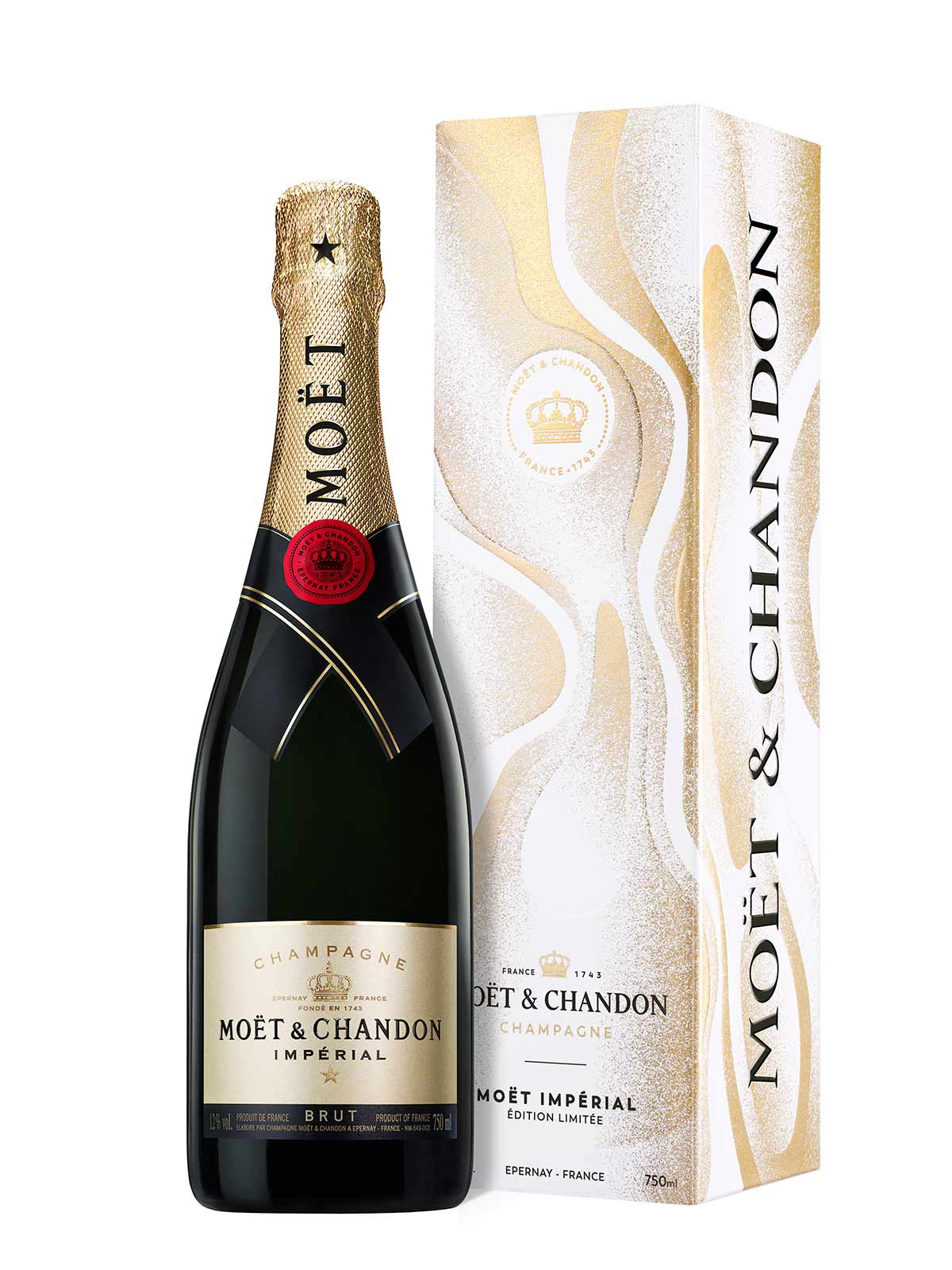 Moët & Chandon Festtags-Edition in der Geschenkbox Twin Set