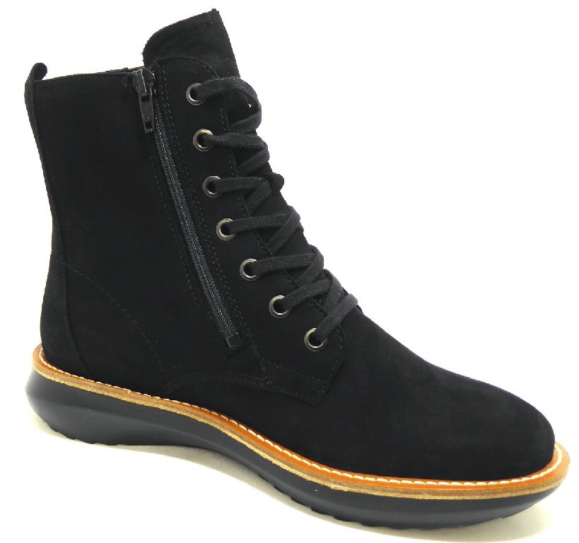 SUPERFIT Schnür-Stiefeletten schwarz