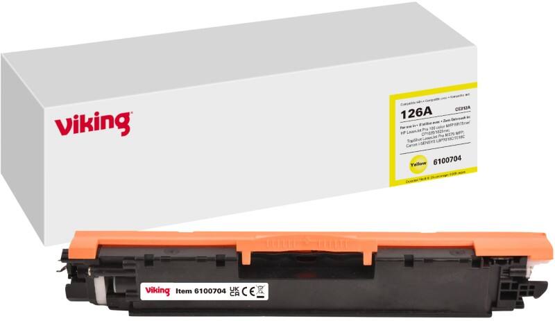 Viking 126A Kompatibel HP Tonerkartusche CE312A Gelb