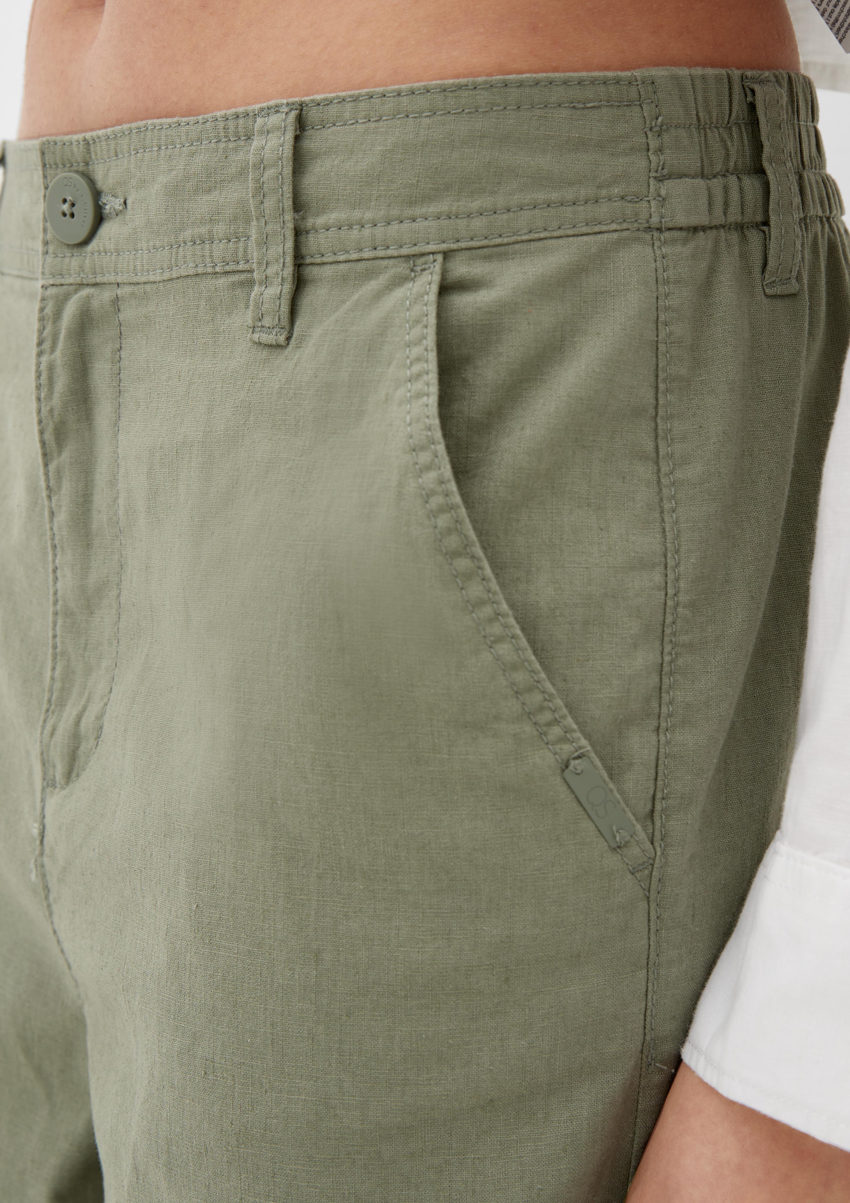 Regular: Culotte aus Leinenmix  2127625-7807