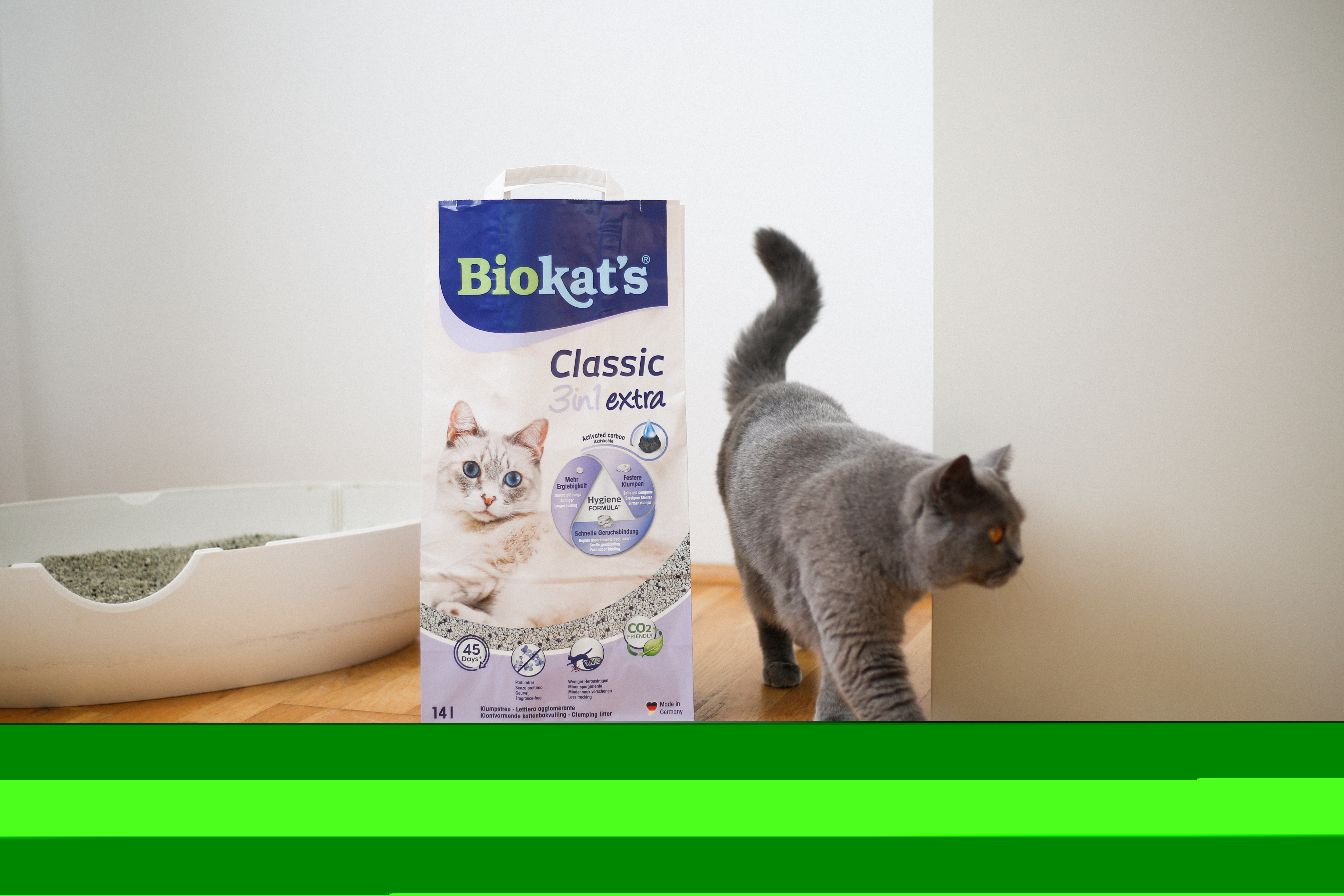 Biokat's Katzenstreu Biokat's Classic 3in1 extra 2x14 l