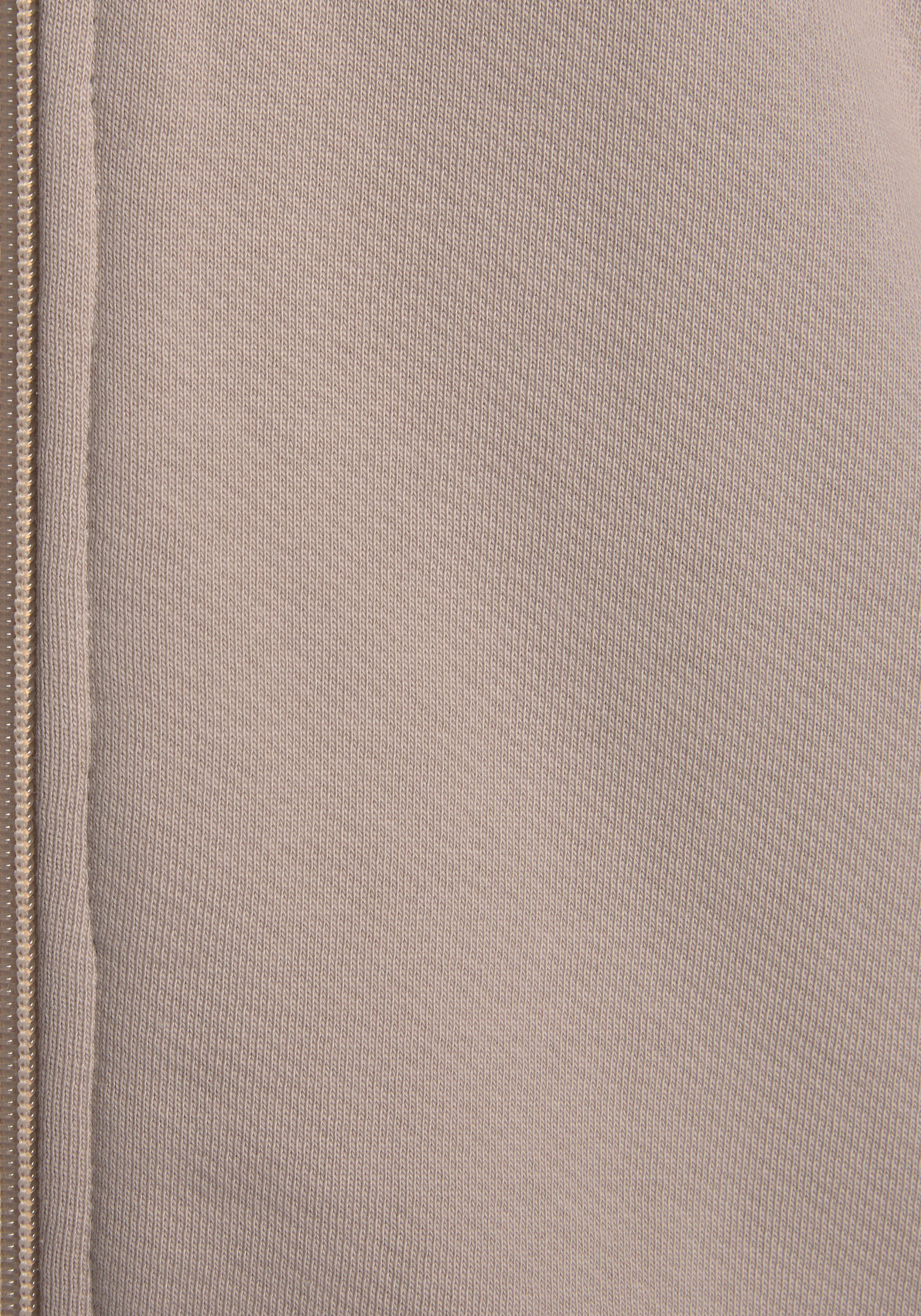 LASCANA Sweatjacke aus organischer Baumwolle, Loungewear, Loungeanzug