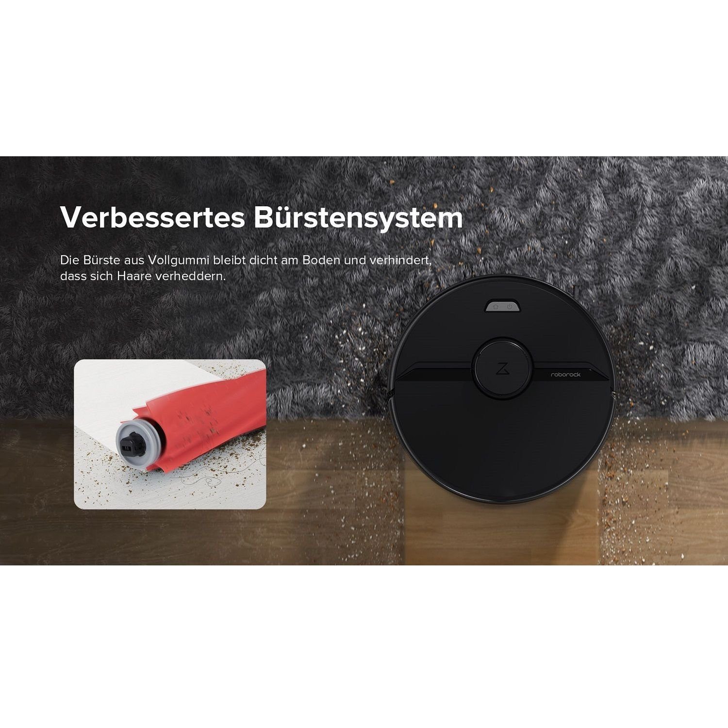 Roborock Akku-Hand-und Stielstaubsauger Q7 Vacuum Cleaner Saug- Wischroboter LiDAR Navigation 2700Pa, 58 W