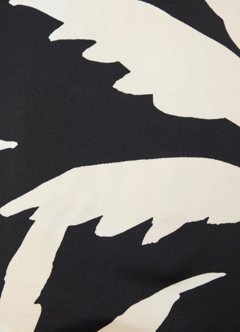 Μπλουζάκι με γραβάτα Fabienne Chapot Paloma Leaf Print
