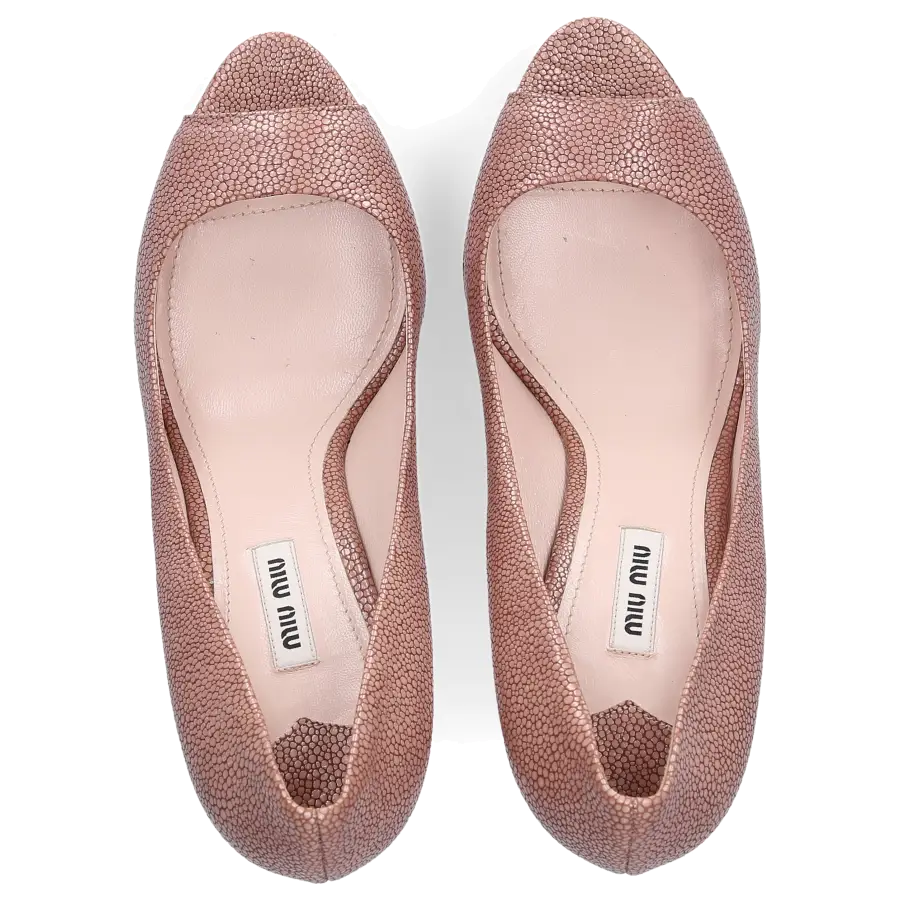 Miu Miu - Pumps Echsenleder - pink