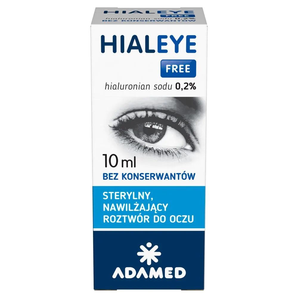 Hialeye Free 0.2%, hidratantne kapi za oči, bez konzervansa