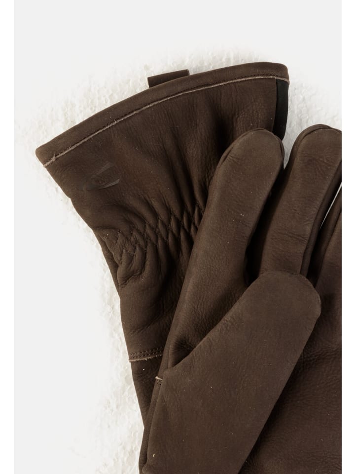 Camel Active Lederhandschuhe in Dunkelbraun günstig kaufen