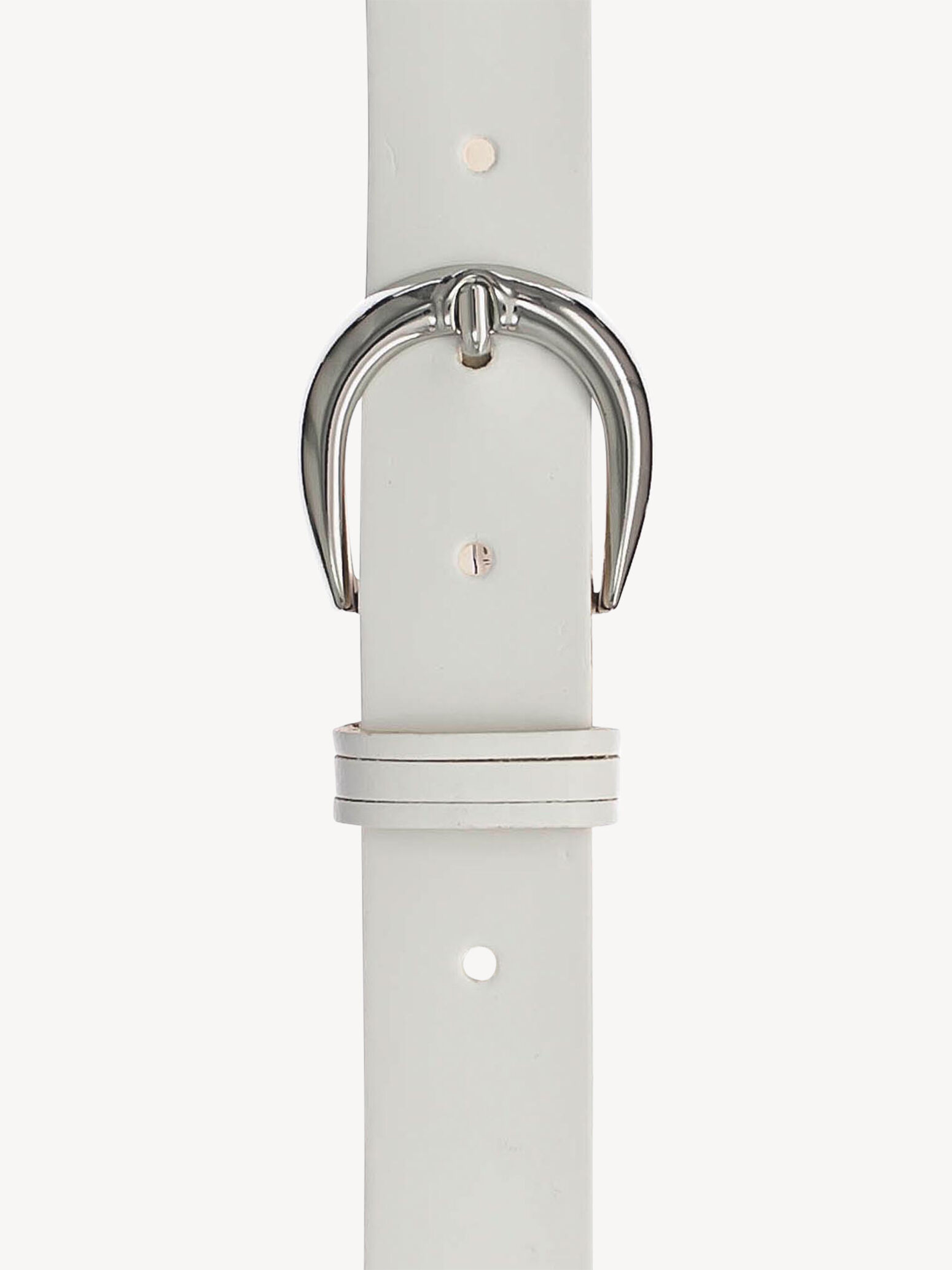 Ceinture en cuir - blanc