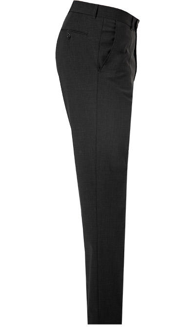 Carl Gross, Reise-Anzug mit Weste, Regular Fit, Schurwoll-Stretch, graphit