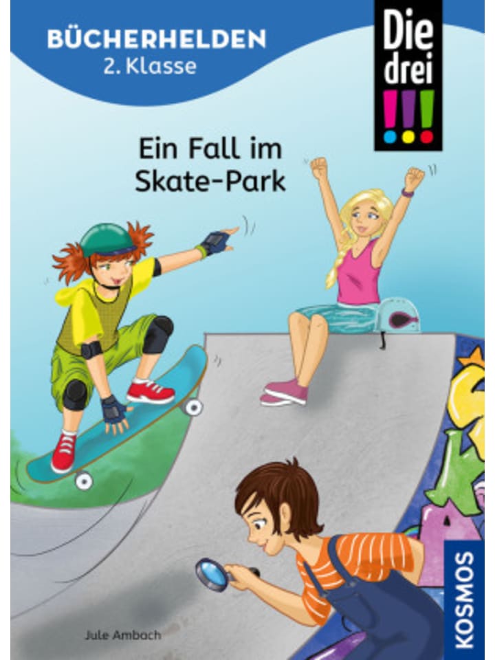 Kosmos Buch - Die drei !!!, Bücherhelden 2. Klasse, Ein Fall im Skate-Park günstig kaufen onesize