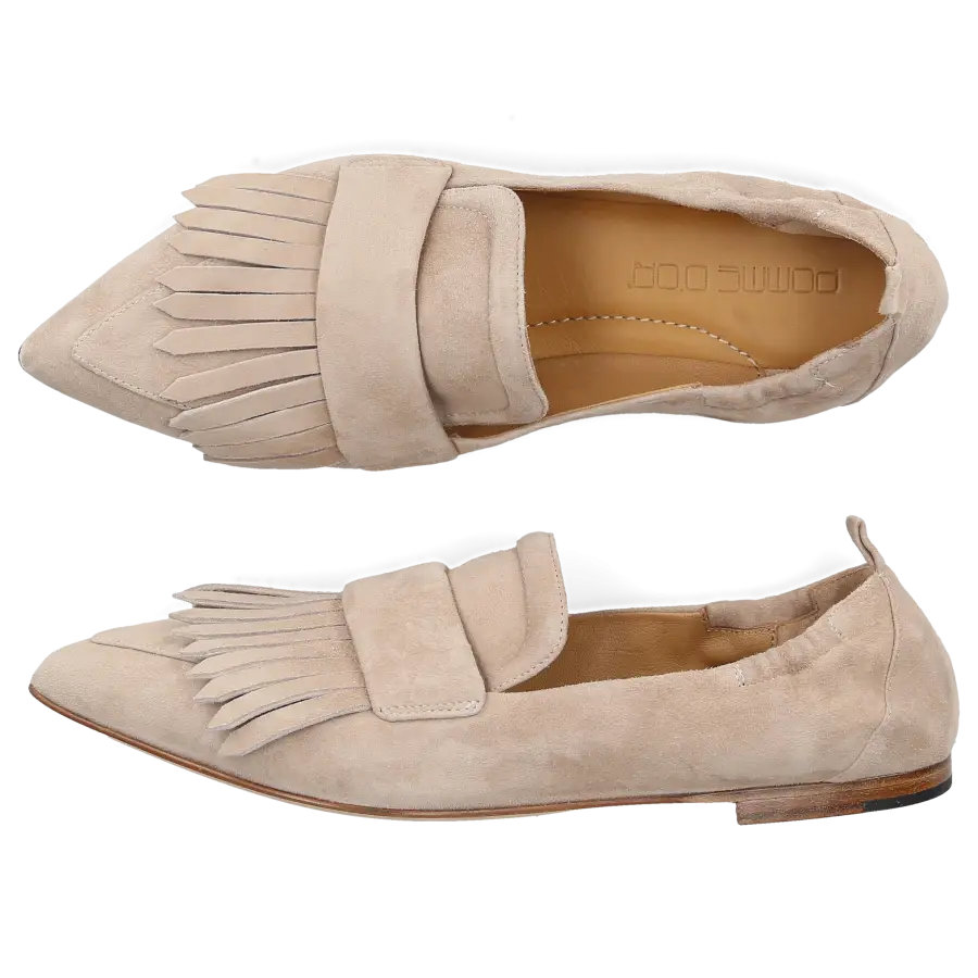 Pomme D`OR - Loafer 0523 Veloursleder - beige