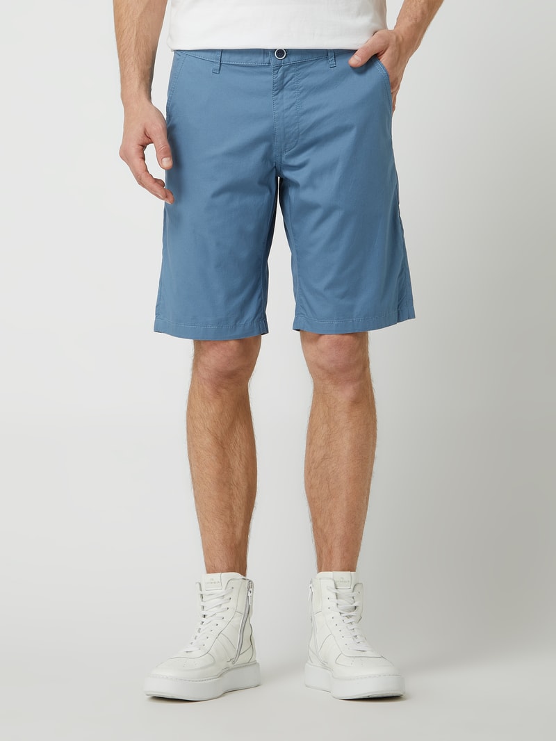 Chino-Shorts aus Baumwolle in blau