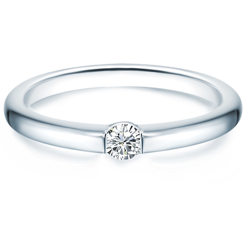 Trilani Bague en argent Argent sterling Oxyde de zirconium (CZ) en Argent Bague