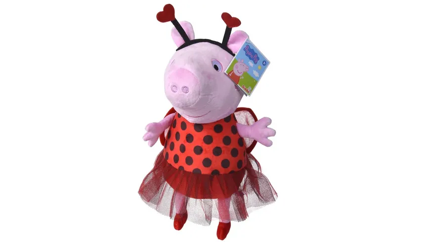 Simba - Peppa Pig - als Marienkäfer, 28cm