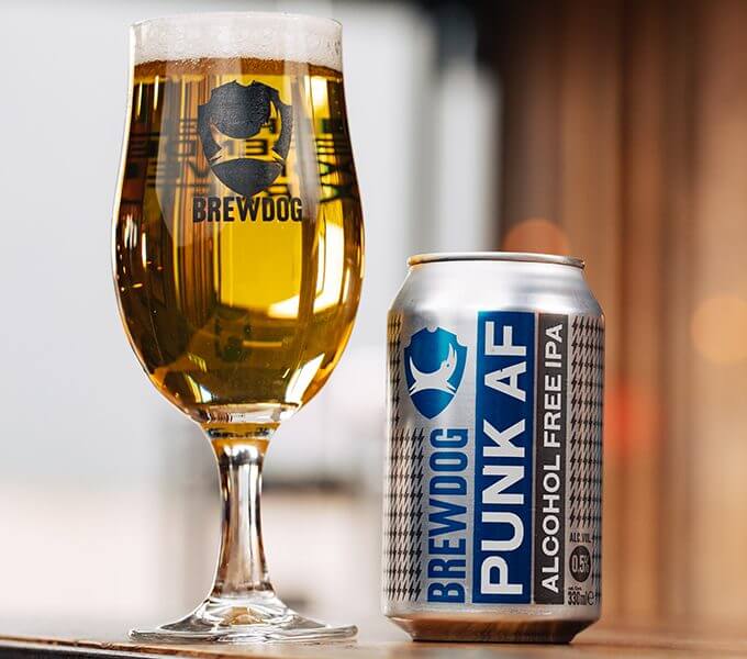 Brewdog : Punk AF - Gueule de joie 0.5° |  33 cl