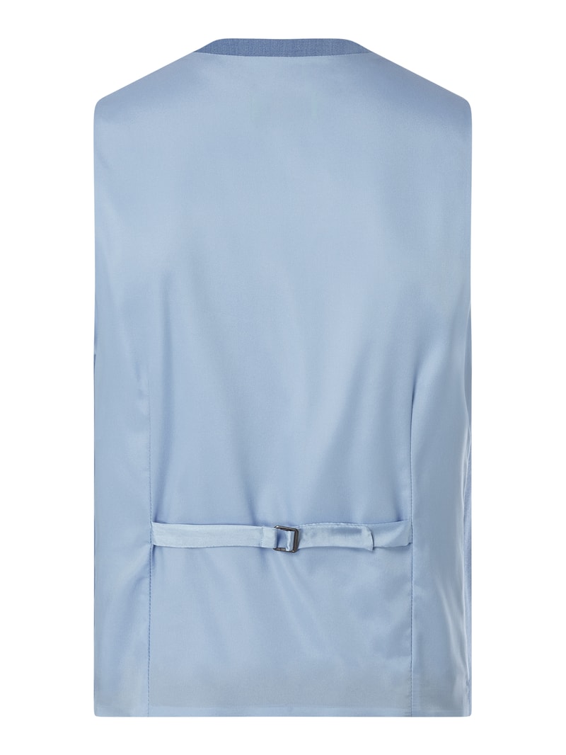 Weste mit Knopfleiste Modell 'Monopoli' in bleu