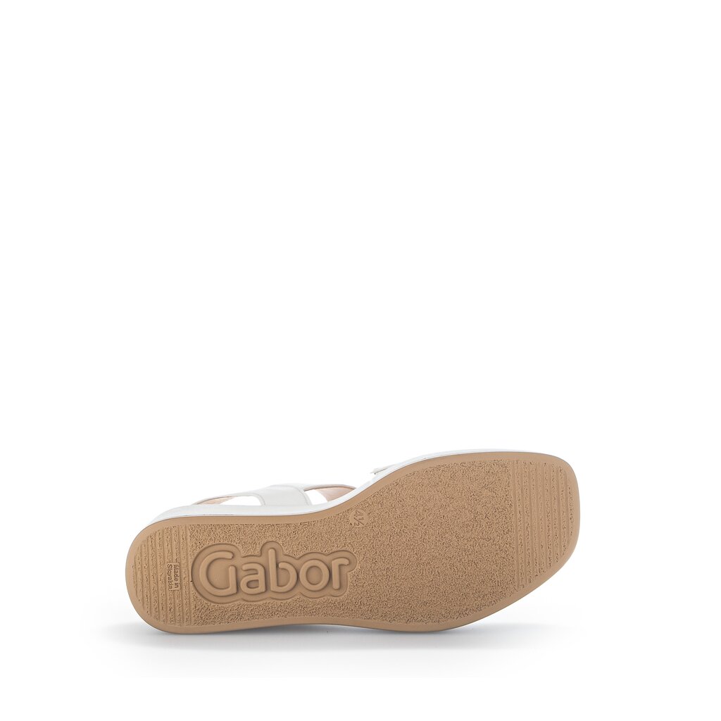 Gabor fashion Keilsandalette creme