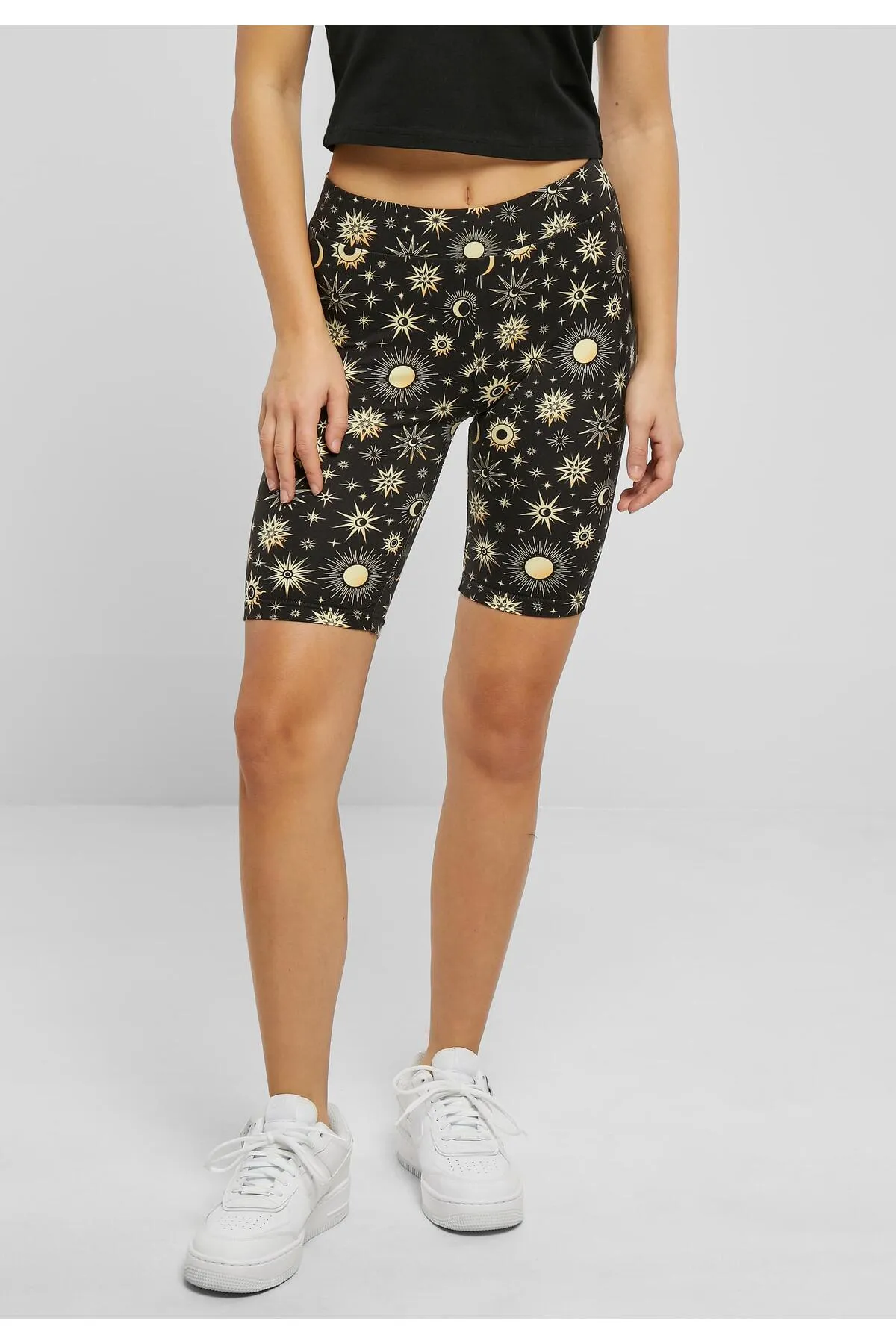 Urban Classics  Damen Ladies Soft AOP Cycle Shorts