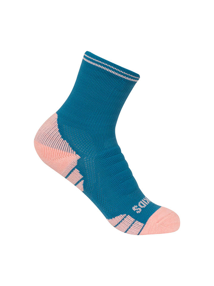 Trollkids Trekkingsocken in Blau/ Rosa günstig kaufen