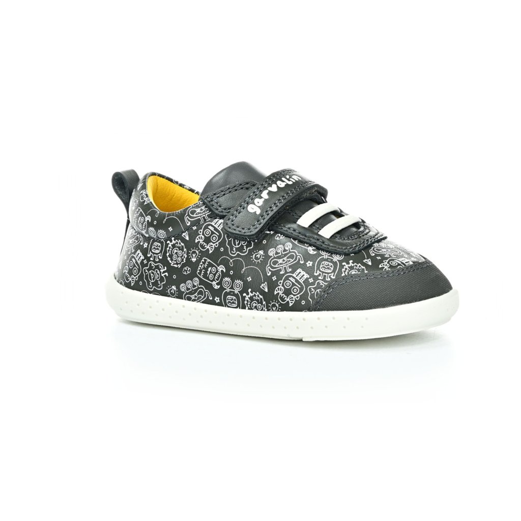 Garvalín Zapato Estampado Anatracita graue Barfußhalbschuhe