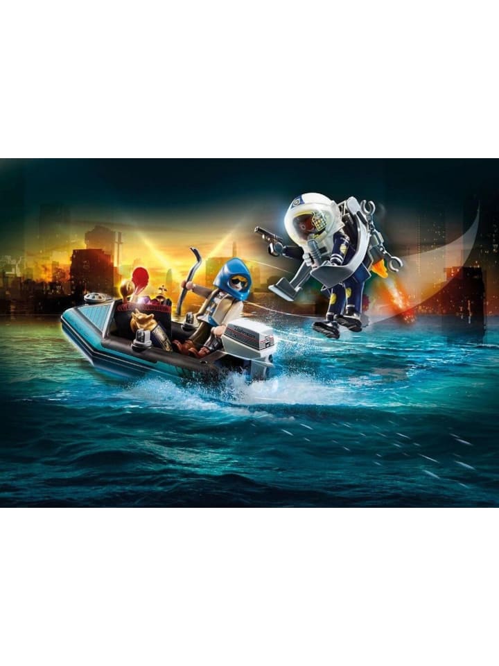Playmobil Polizei-Jetpack: Festnahme des Kunsträubers in Mehrfarbig ab 5 Jahre günstig kaufen onesize