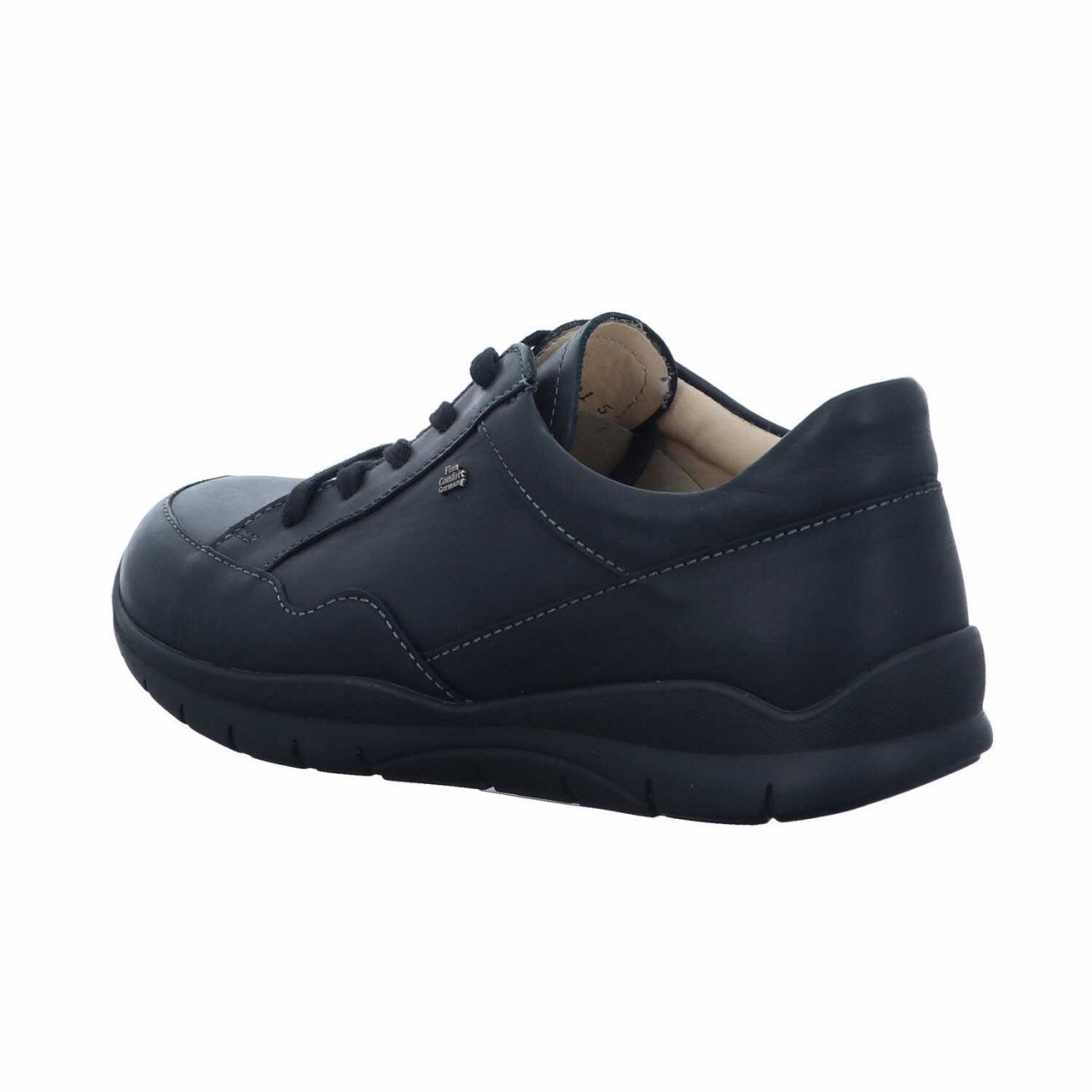 FINN COMFORT Komfort Schnürer schwarz MILFORD Finamic